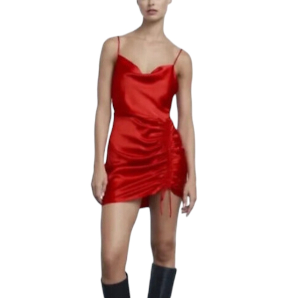 🆕 Zara Sexy Red Dress S